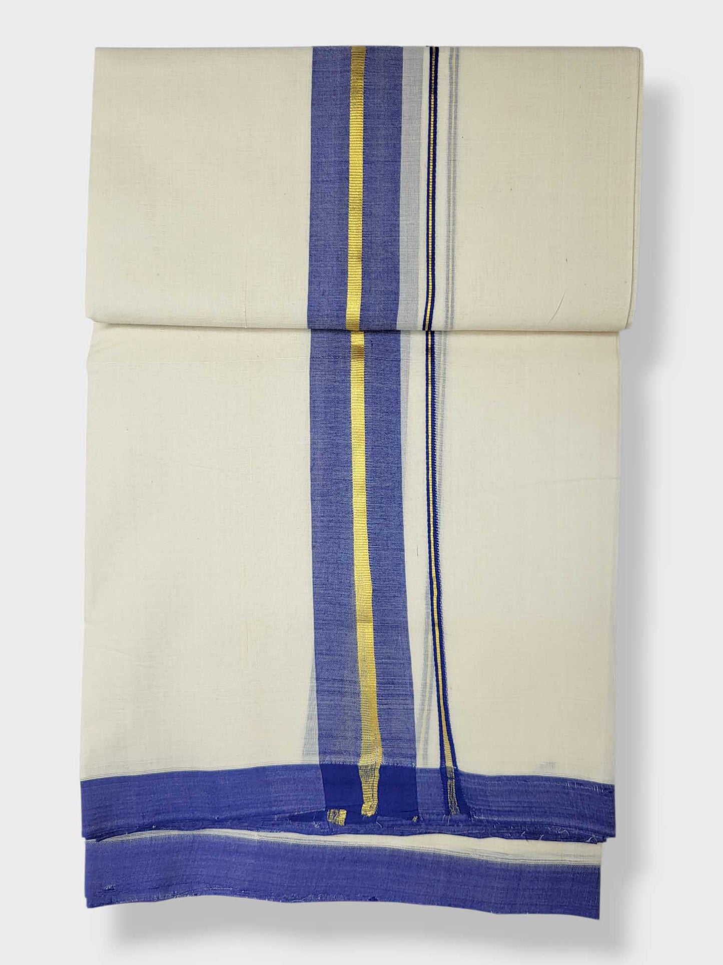Kerala Balaramapuram Pure Cotton Handloom Mundu/Dhoti