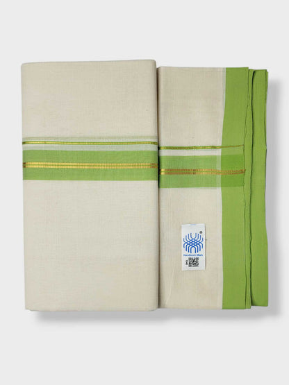 Kerala Balaramapuram Pure Cotton Handloom Mundu/Dhoti