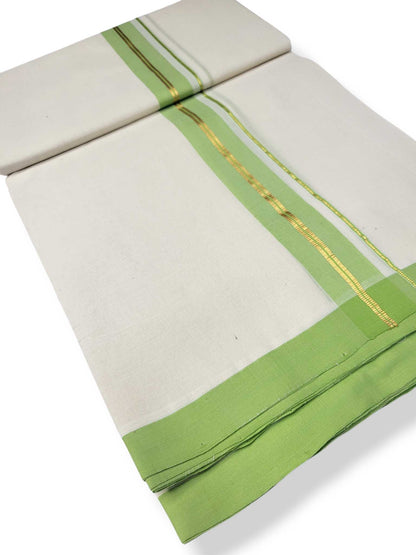 Kerala Balaramapuram Pure Cotton Handloom Mundu/Dhoti