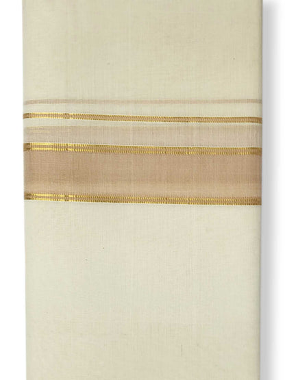 Kerala Balaramapuram Pure Cotton Handloom Mundu/Dhoti