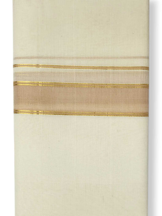 Kerala Balaramapuram Pure Cotton Handloom Mundu/Dhoti