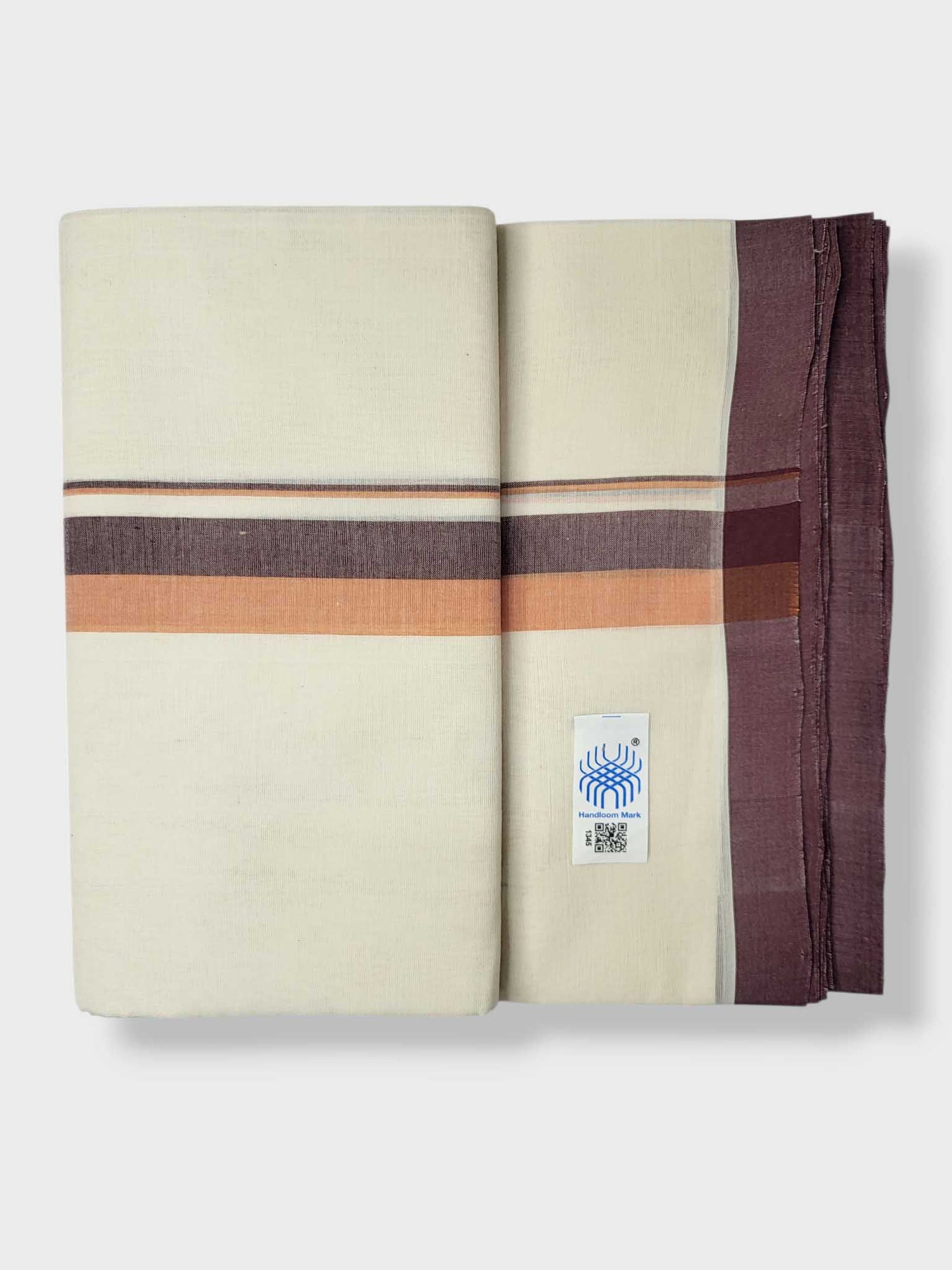 Kerala Balaramapuram Pure Cotton Handloom Mundu/Dhoti