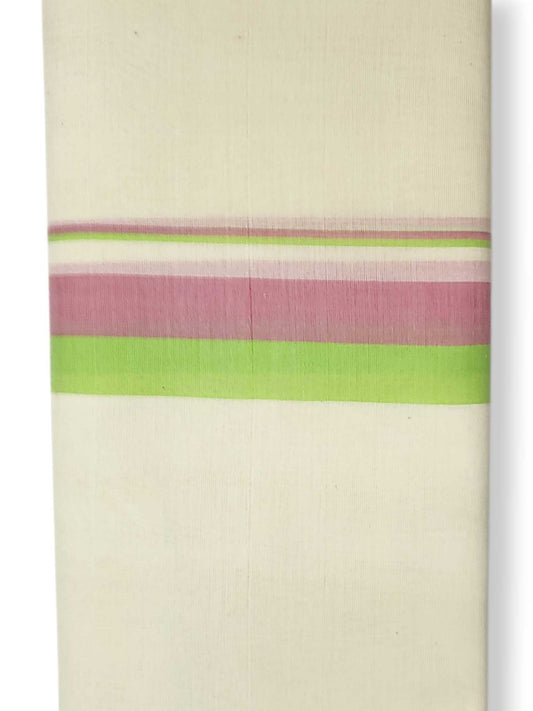 Kerala Balaramapuram Pure Cotton Handloom Mundu/Dhoti