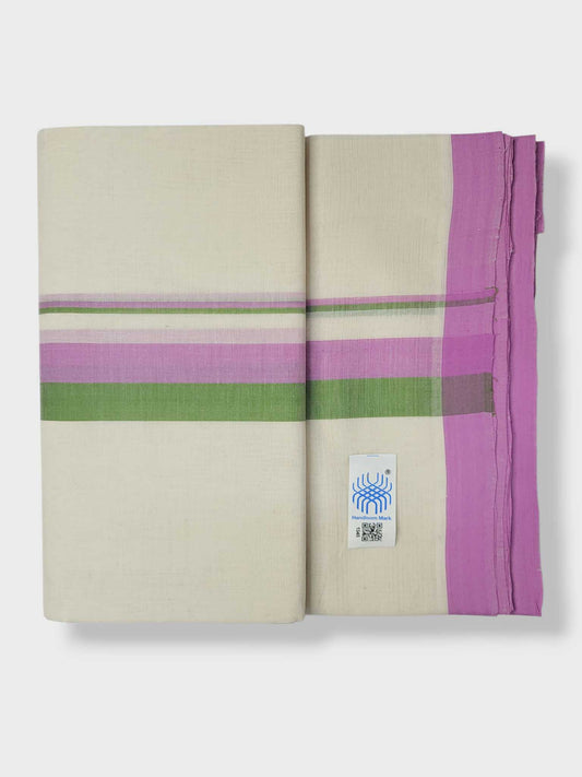 Kerala Balaramapuram Pure Cotton Handloom Mundu/Dhoti