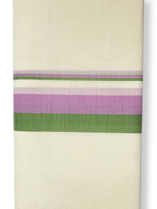 Kerala Balaramapuram Pure Cotton Handloom Mundu/Dhoti