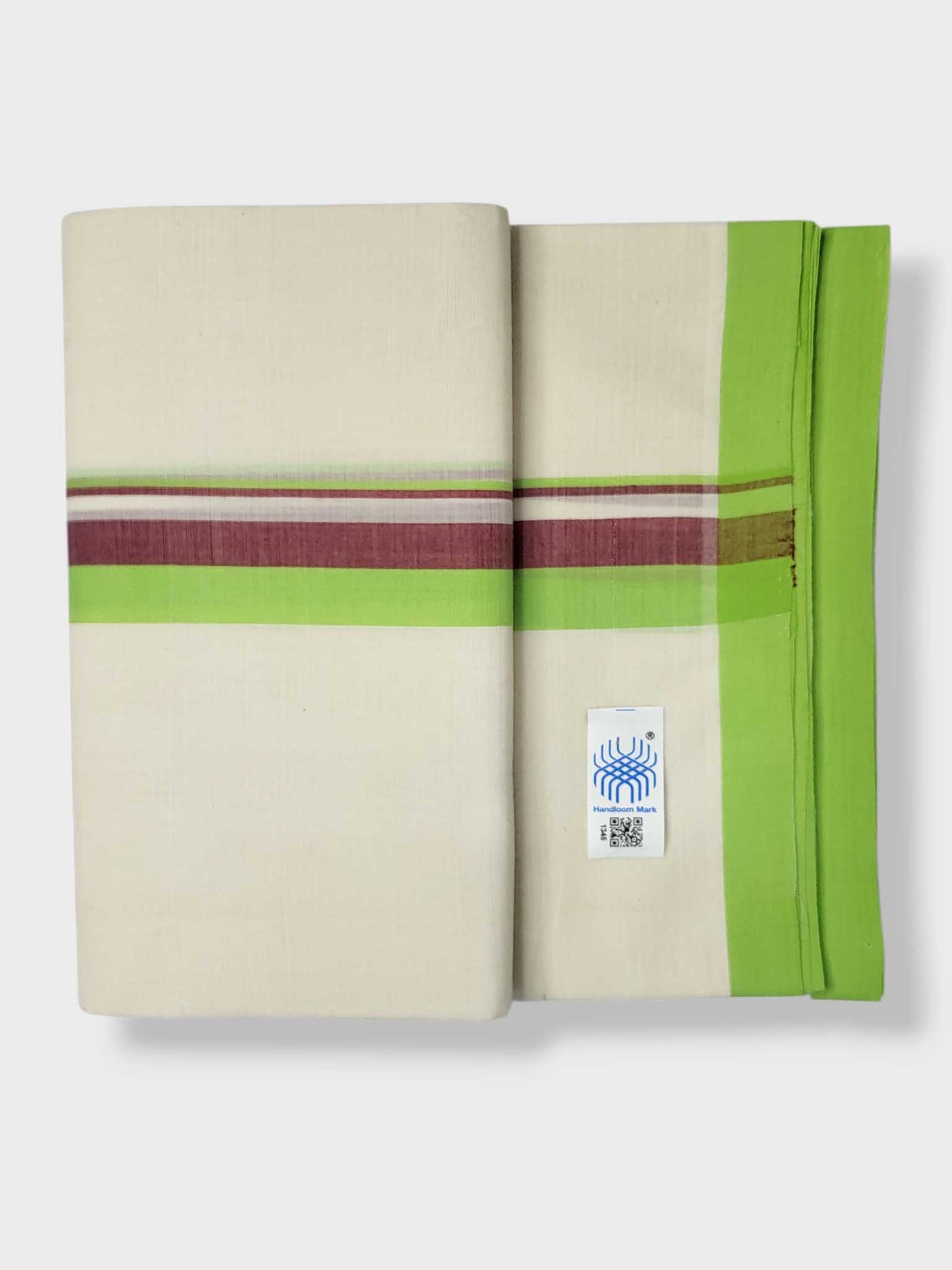 Kerala Balaramapuram Pure Cotton Handloom Mundu/Dhoti