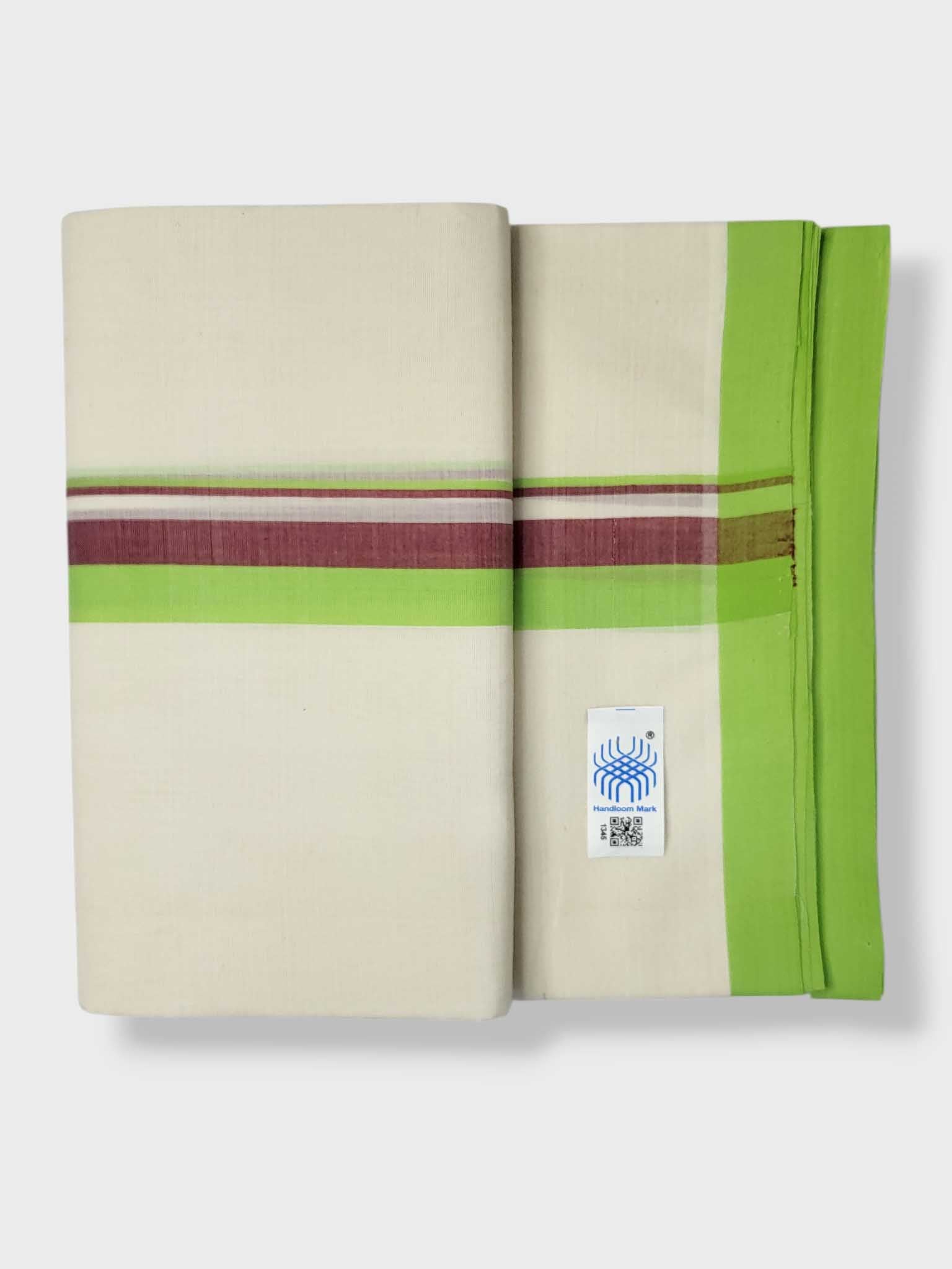 Kerala Balaramapuram Pure Cotton Handloom Mundu/Dhoti