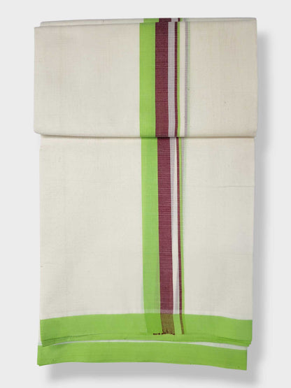 Kerala Balaramapuram Pure Cotton Handloom Mundu/Dhoti