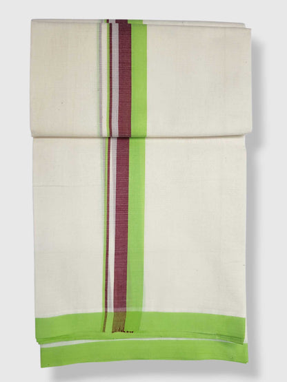 Kerala Balaramapuram Pure Cotton Handloom Mundu/Dhoti