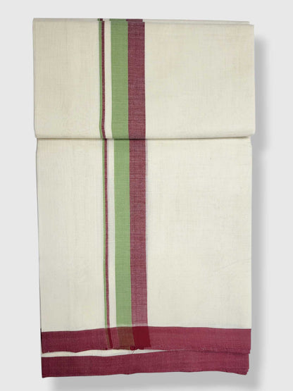 Kerala Balaramapuram Pure Cotton Handloom Mundu/Dhoti