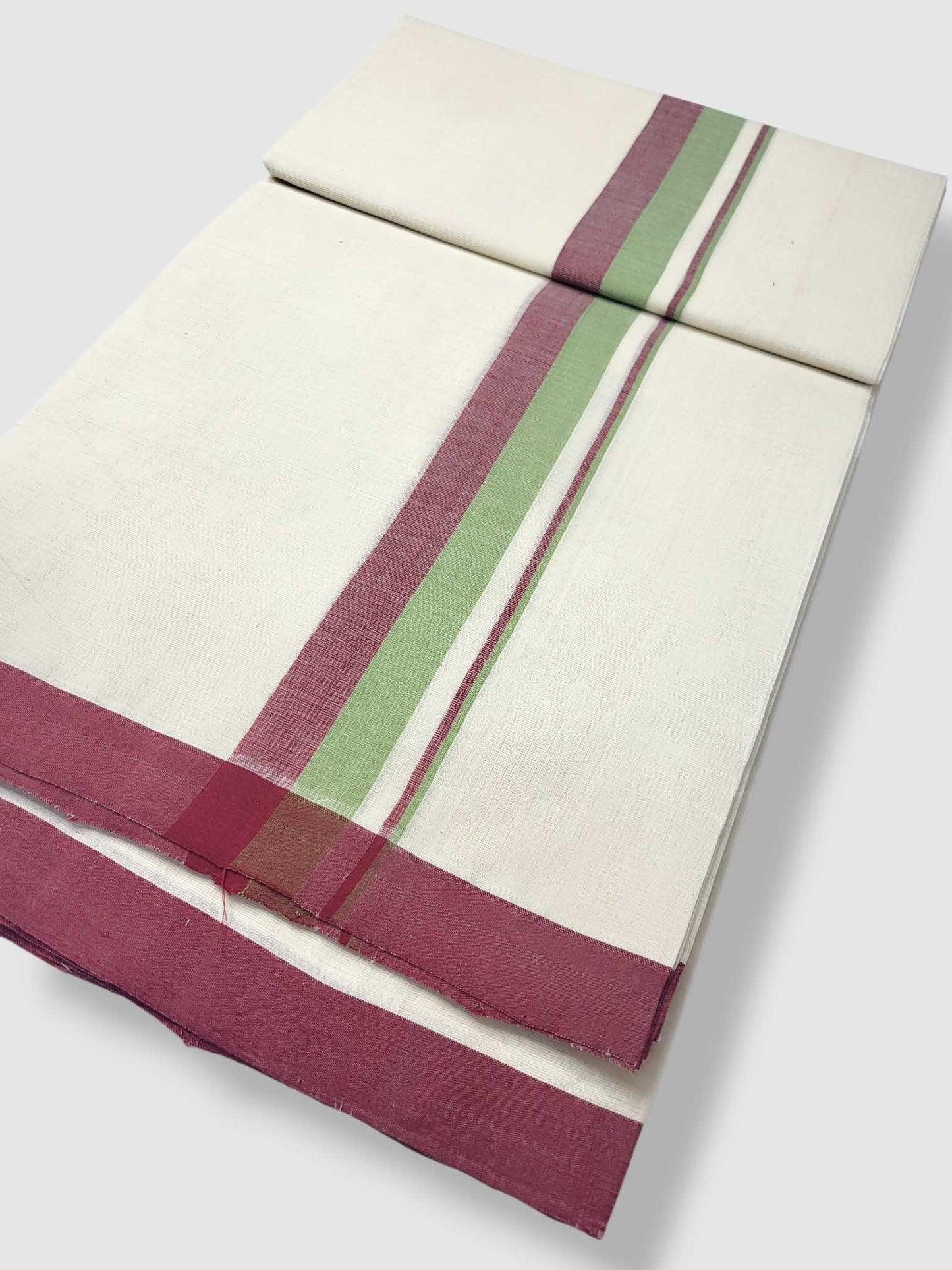 Kerala Balaramapuram Pure Cotton Handloom Mundu/Dhoti