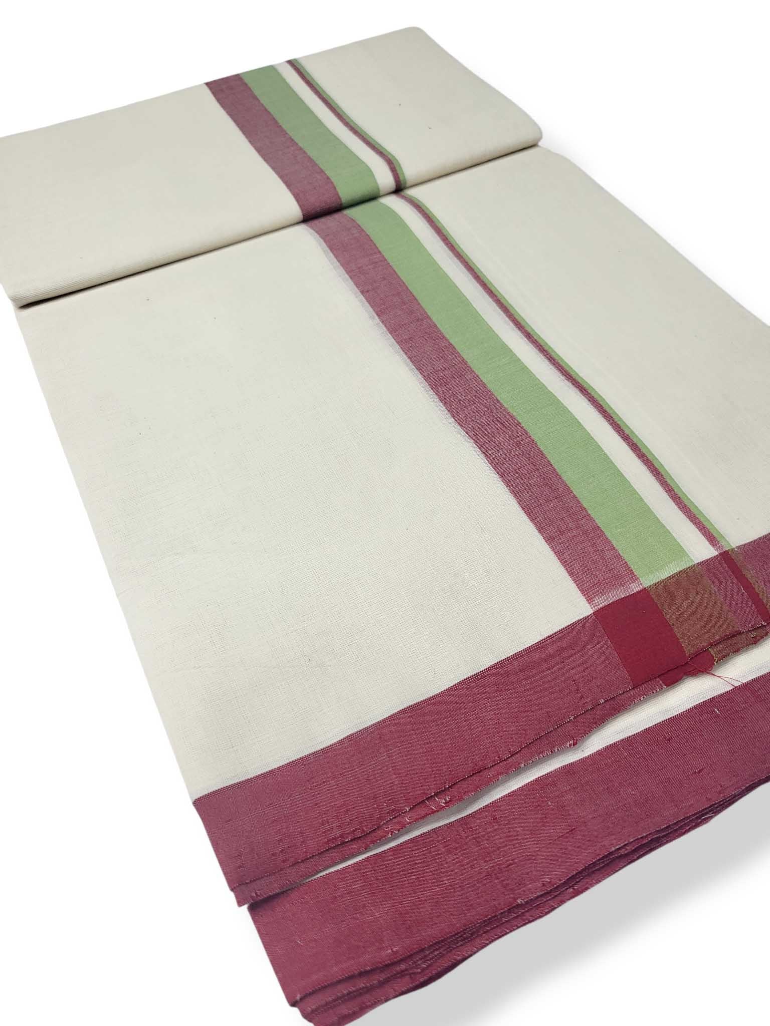 Kerala Balaramapuram Pure Cotton Handloom Mundu/Dhoti