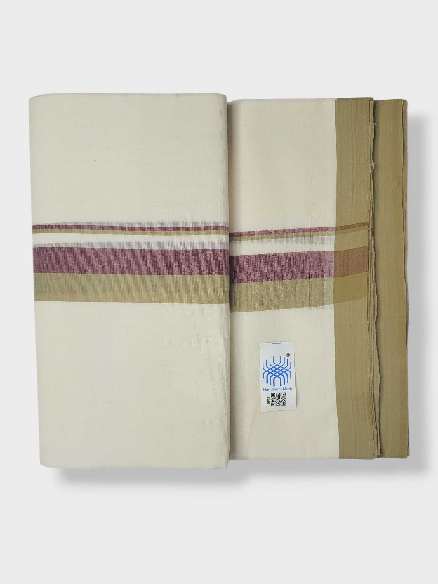 Kerala Balaramapuram Pure Cotton Handloom Mundu/Dhoti