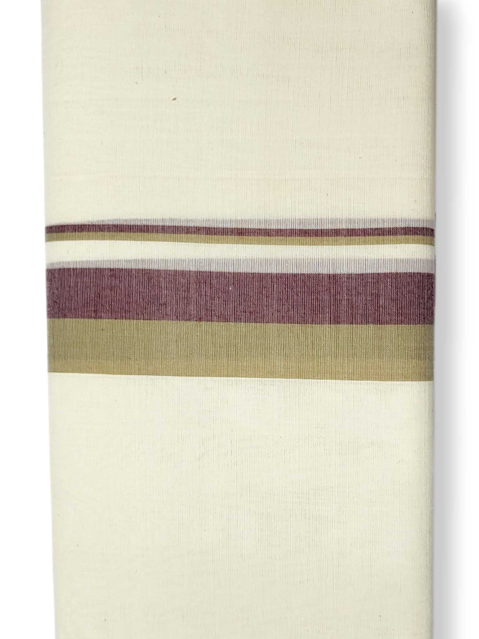 Kerala Balaramapuram Pure Cotton Handloom Mundu/Dhoti