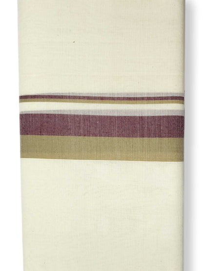 Kerala Balaramapuram Pure Cotton Handloom Mundu/Dhoti