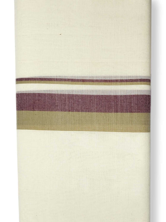 Kerala Balaramapuram Pure Cotton Handloom Mundu/Dhoti