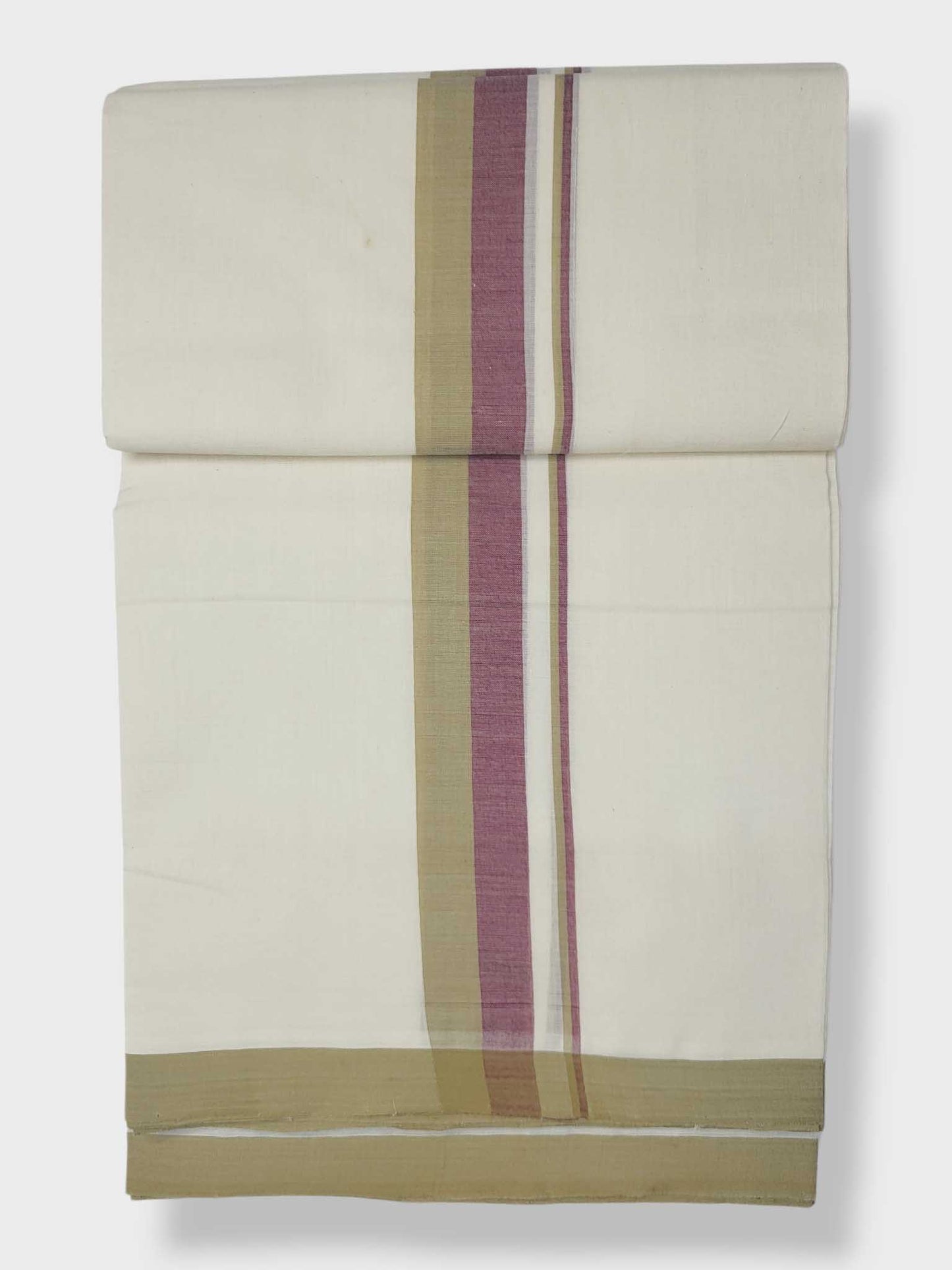 Kerala Balaramapuram Pure Cotton Handloom Mundu/Dhoti