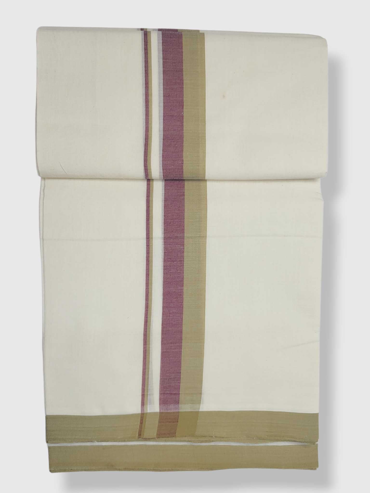 Kerala Balaramapuram Pure Cotton Handloom Mundu/Dhoti