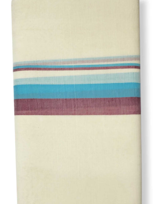 Kerala Balaramapuram Pure Cotton Handloom Mundu/Dhoti