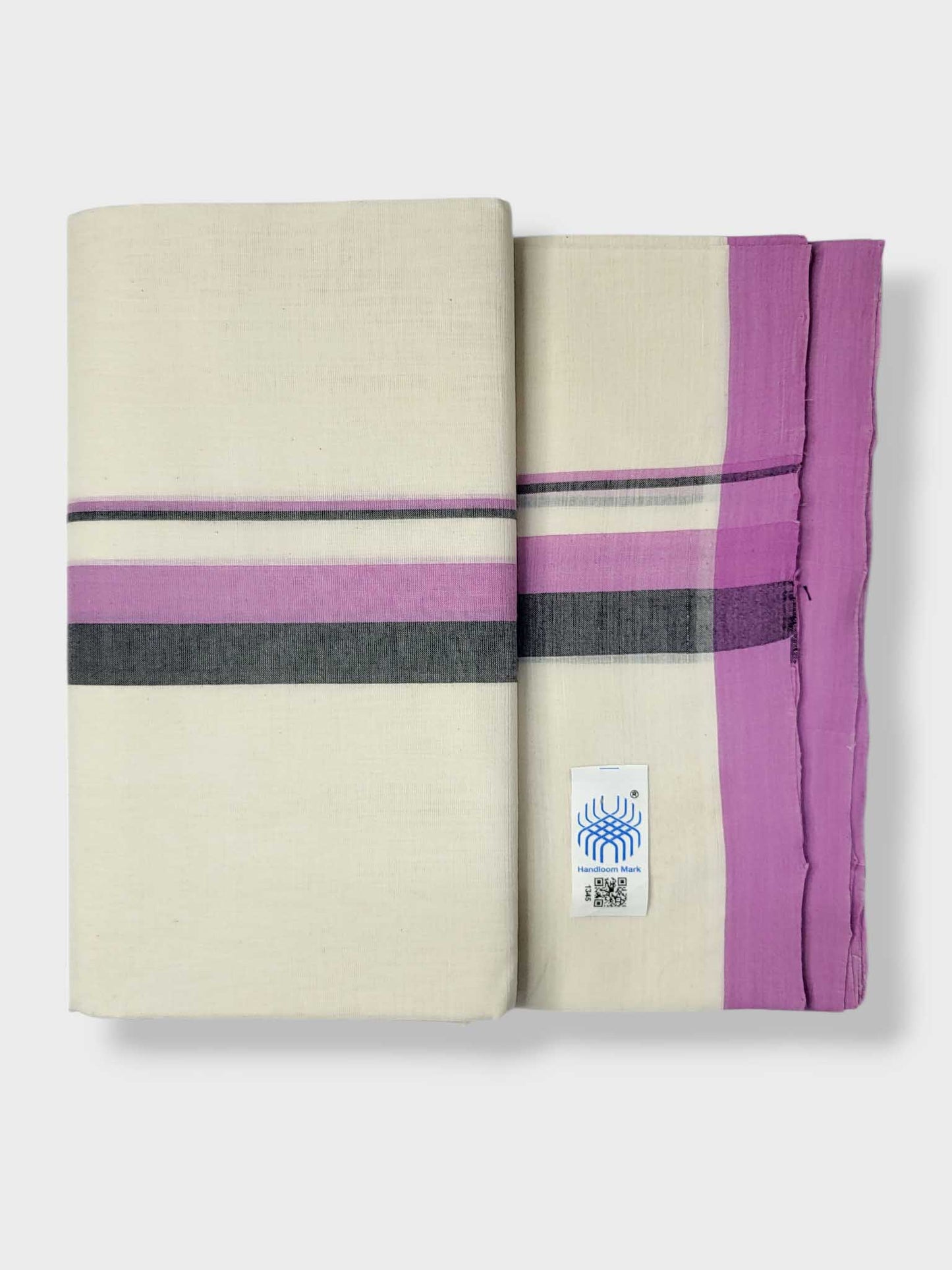 Kerala Balaramapuram Pure Cotton Handloom Mundu/Dhoti