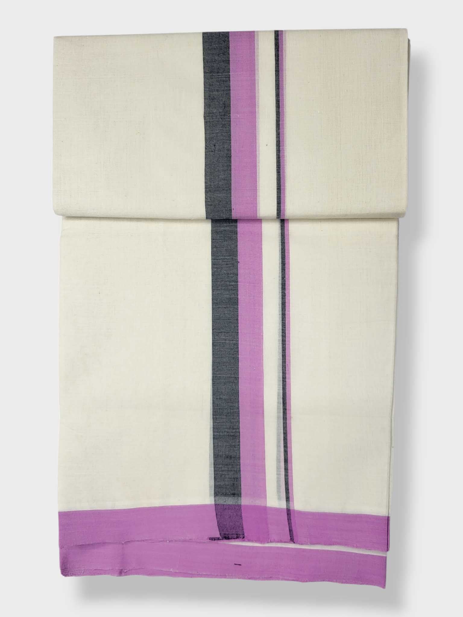 Kerala Balaramapuram Pure Cotton Handloom Mundu/Dhoti