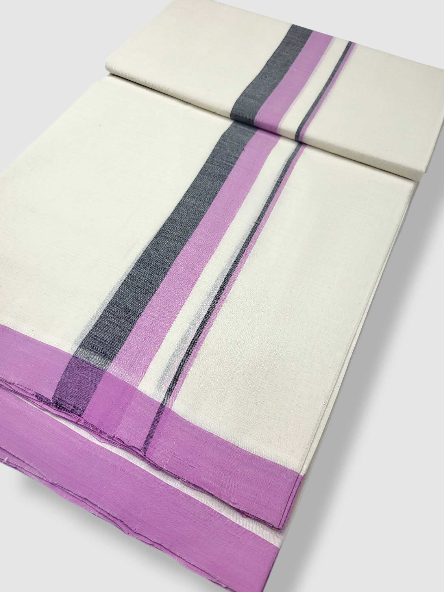 Kerala Balaramapuram Pure Cotton Handloom Mundu/Dhoti