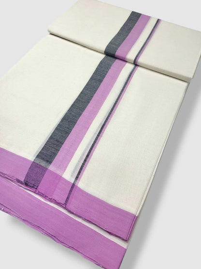 Kerala Balaramapuram Pure Cotton Handloom Mundu/Dhoti