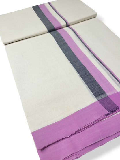 Kerala Balaramapuram Pure Cotton Handloom Mundu/Dhoti