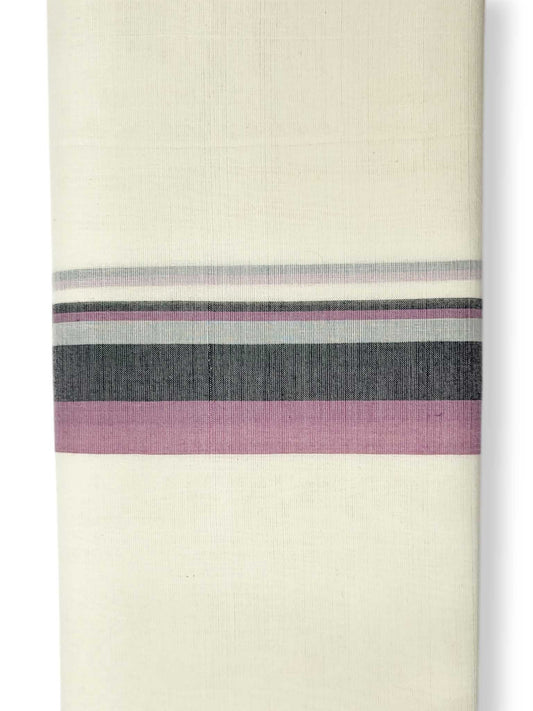Kerala Balaramapuram Pure Cotton Handloom Mundu/Dhoti