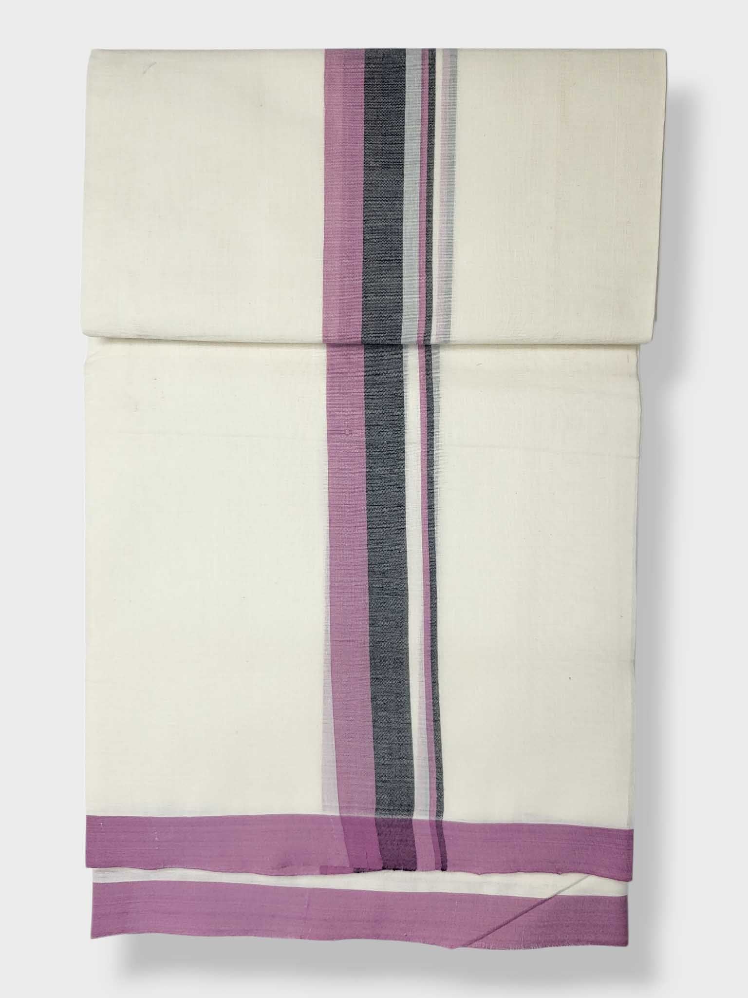 Kerala Balaramapuram Pure Cotton Handloom Mundu/Dhoti