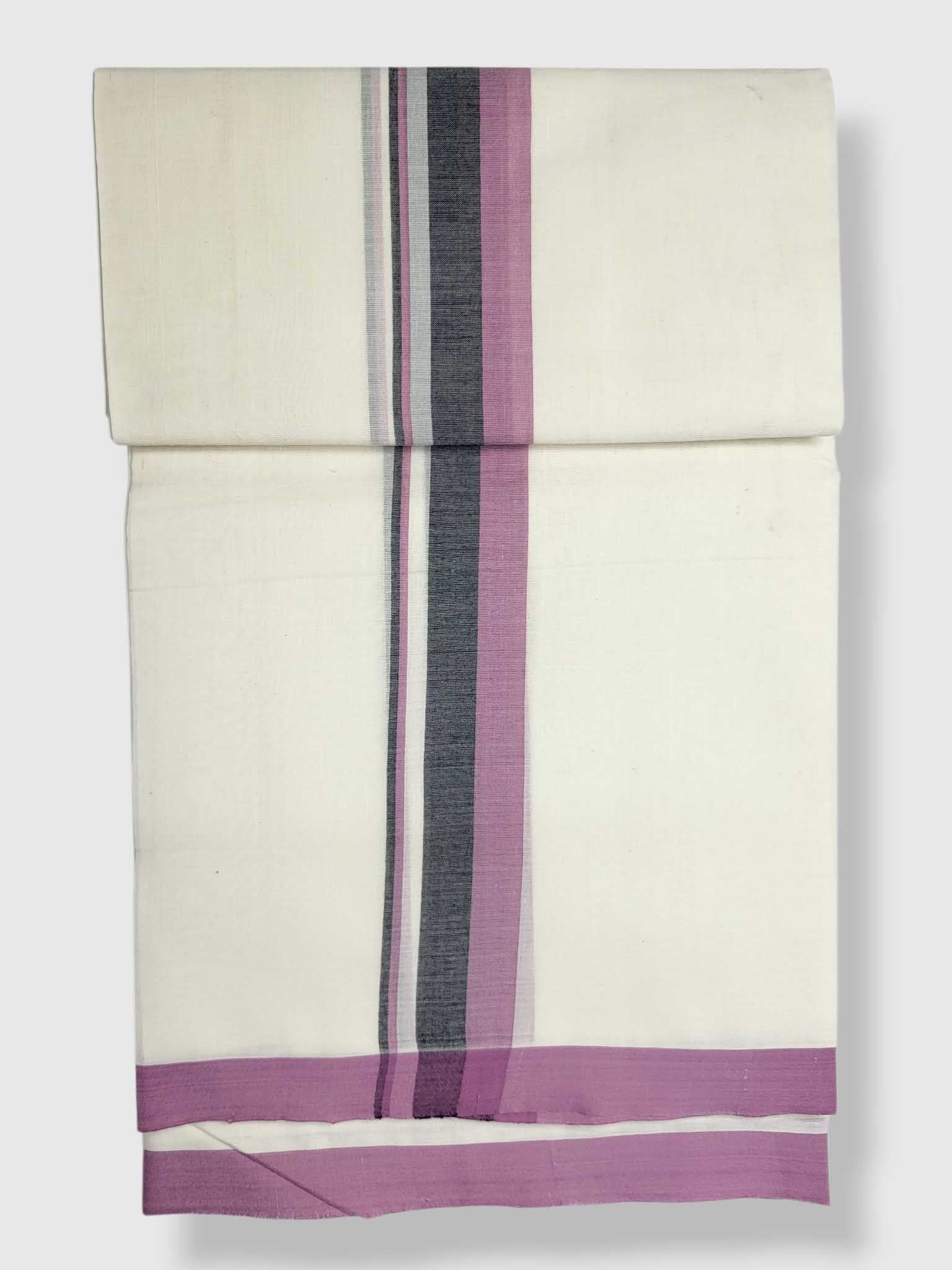 Kerala Balaramapuram Pure Cotton Handloom Mundu/Dhoti