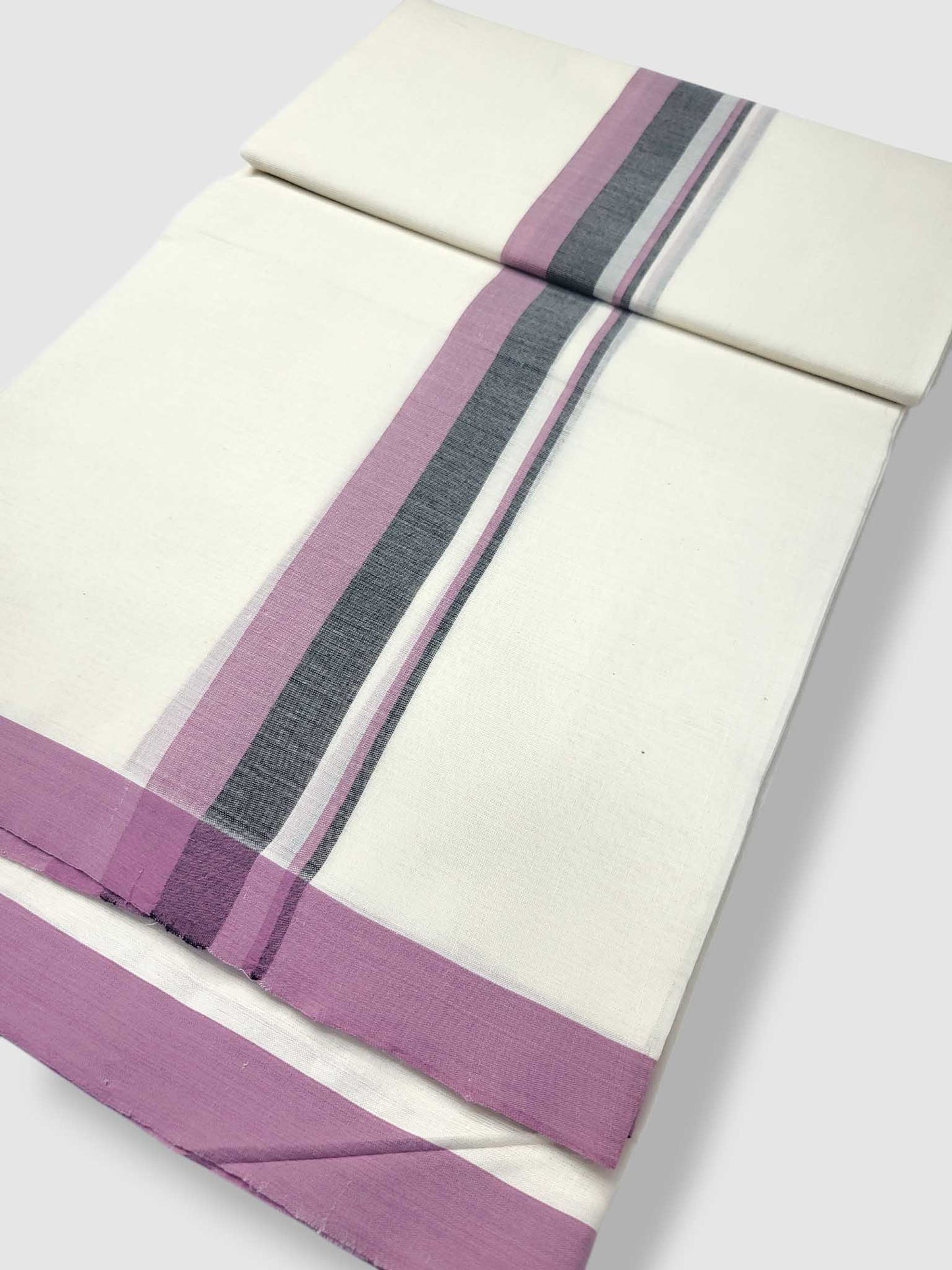 Kerala Balaramapuram Pure Cotton Handloom Mundu/Dhoti