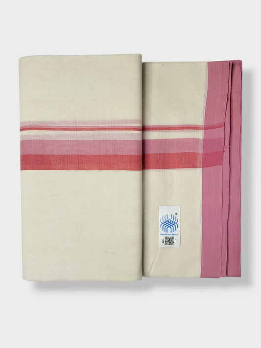 Kerala Balaramapuram Pure Cotton Handloom Mundu/Dhoti