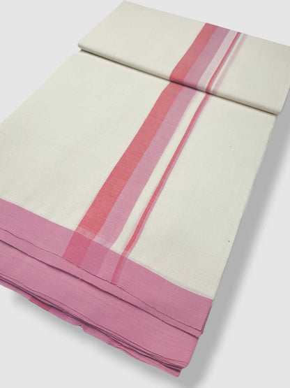 Kerala Balaramapuram Pure Cotton Handloom Mundu/Dhoti