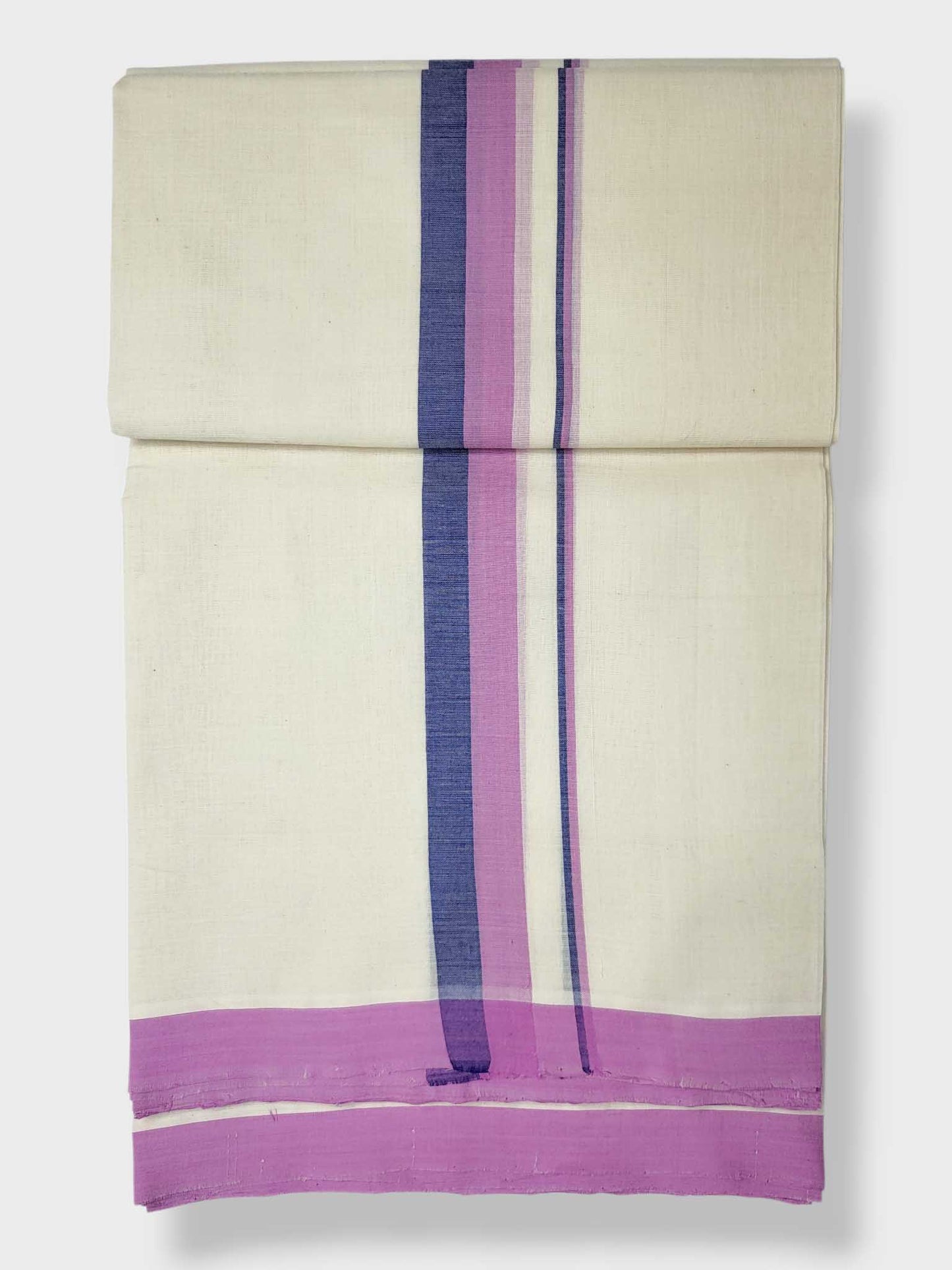 Kerala Balaramapuram Pure Cotton Handloom Mundu/Dhoti