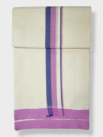 Kerala Balaramapuram Pure Cotton Handloom Mundu/Dhoti
