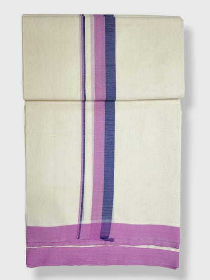 Kerala Balaramapuram Pure Cotton Handloom Mundu/Dhoti