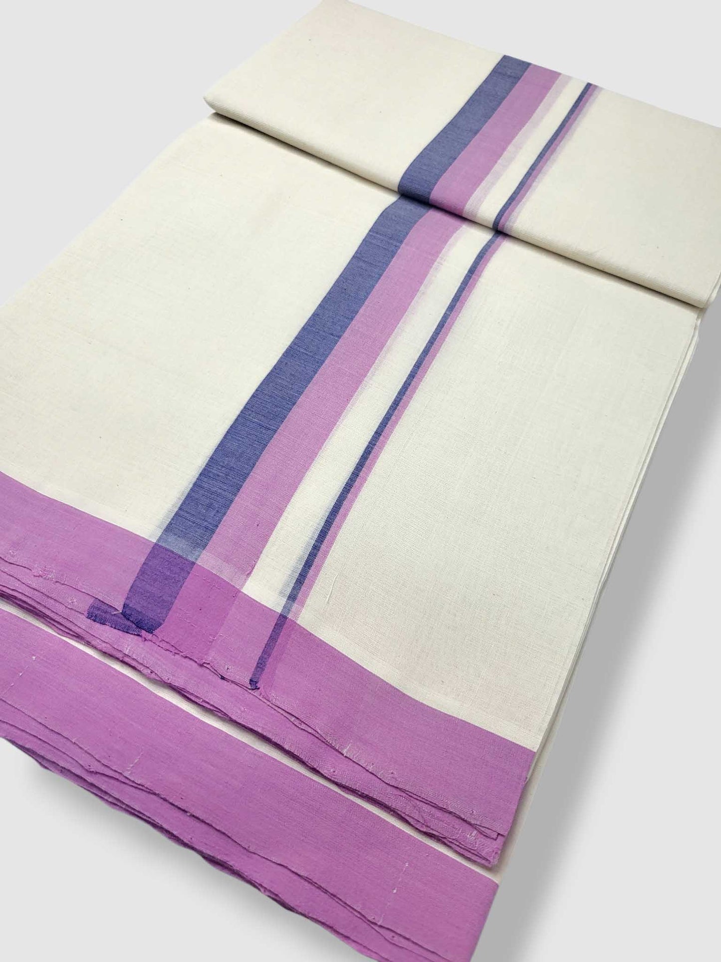 Kerala Balaramapuram Pure Cotton Handloom Mundu/Dhoti
