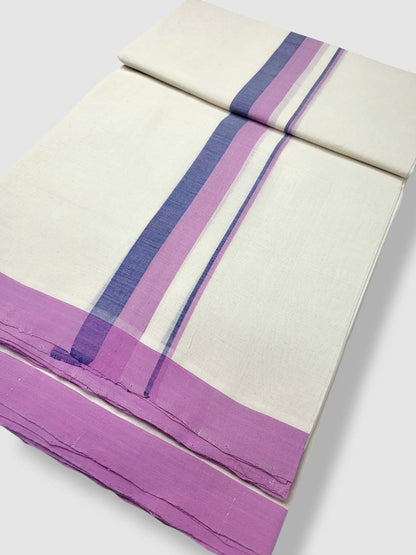 Kerala Balaramapuram Pure Cotton Handloom Mundu/Dhoti