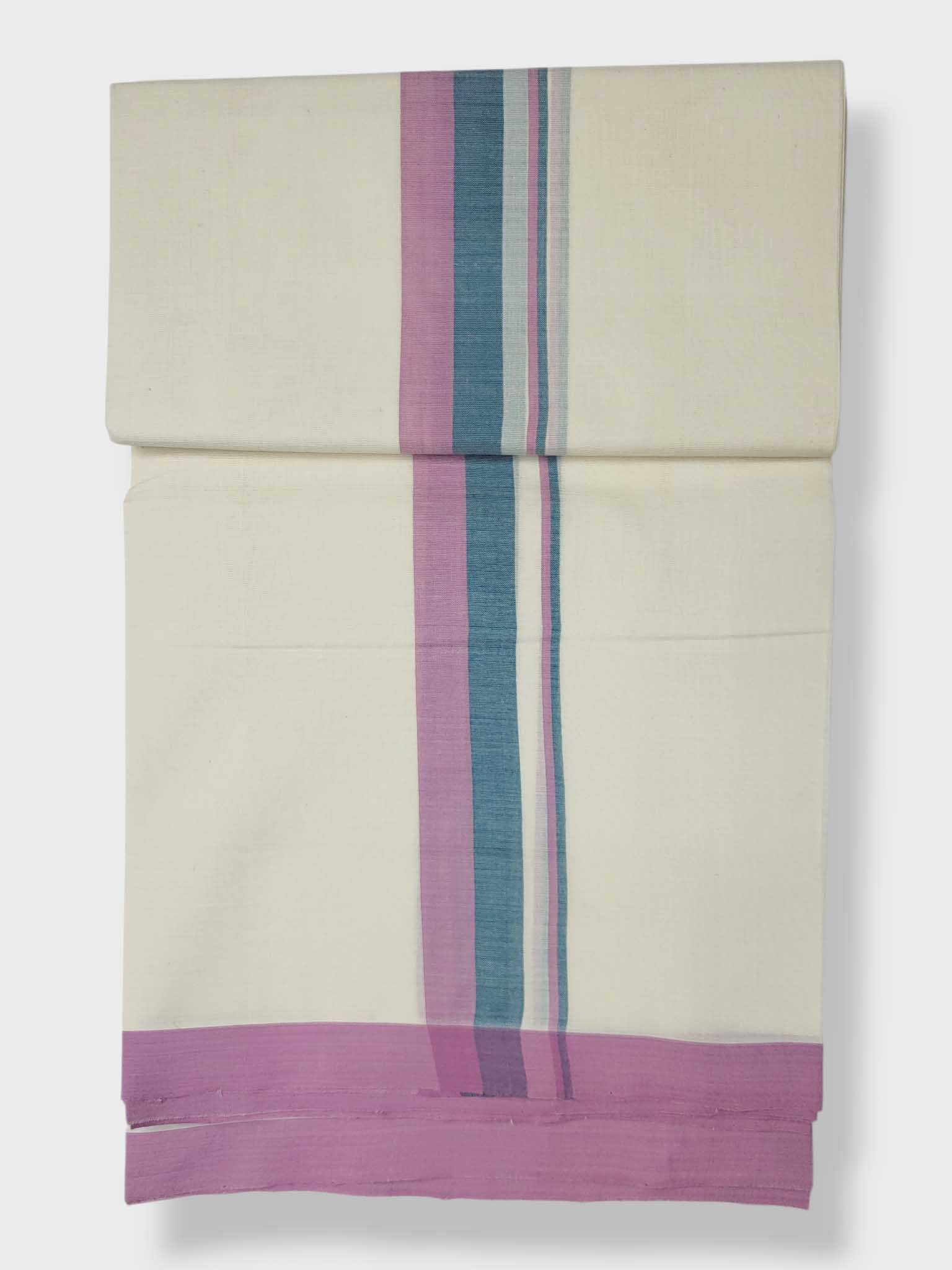Kerala Balaramapuram Pure Cotton Handloom Mundu/Dhoti