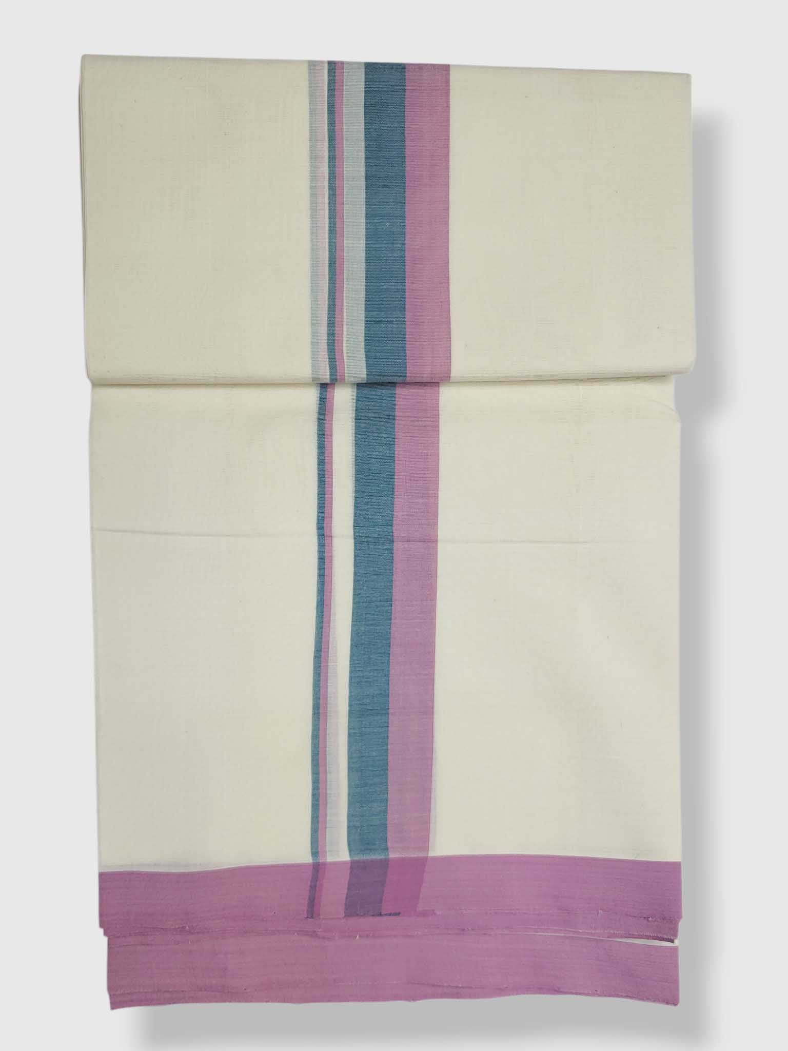 Kerala Balaramapuram Pure Cotton Handloom Mundu/Dhoti