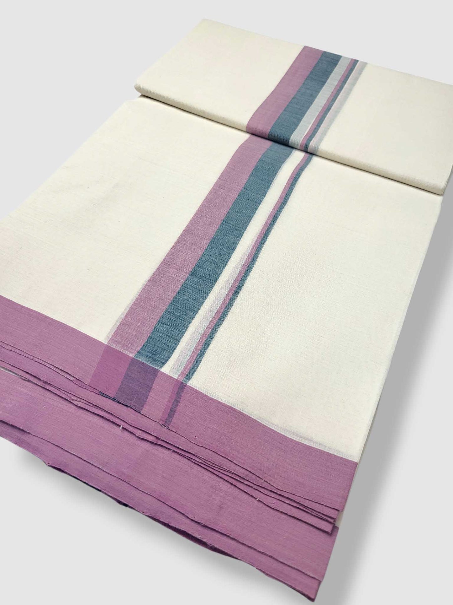 Kerala Balaramapuram Pure Cotton Handloom Mundu/Dhoti