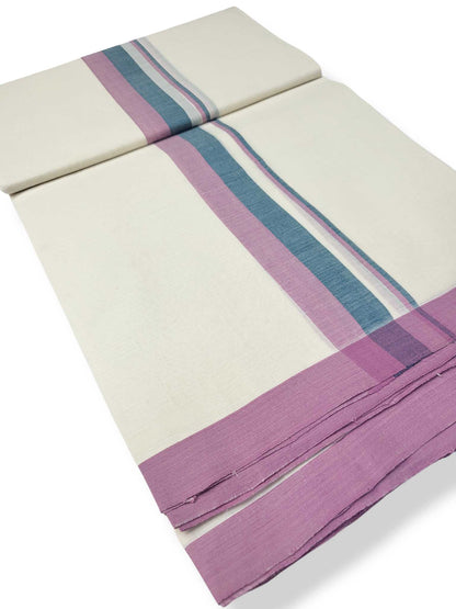 Kerala Balaramapuram Pure Cotton Handloom Mundu/Dhoti