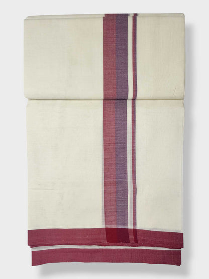 Kerala Balaramapuram Pure Cotton Handloom Mundu/Dhoti