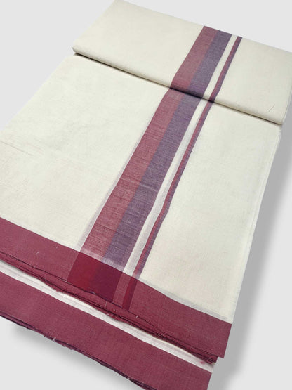 Kerala Balaramapuram Pure Cotton Handloom Mundu/Dhoti