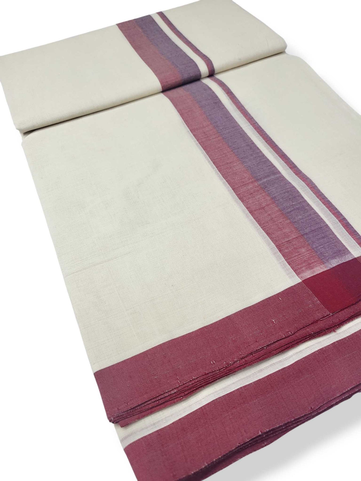 Kerala Balaramapuram Pure Cotton Handloom Mundu/Dhoti