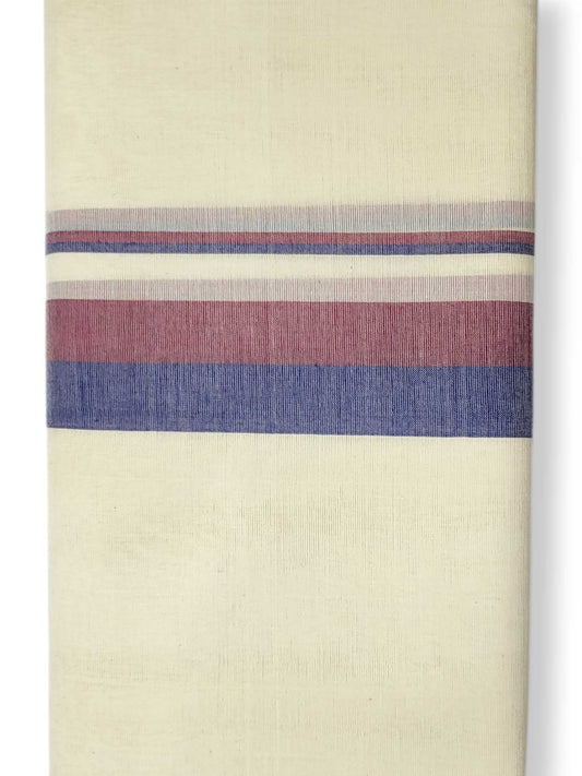 Kerala Balaramapuram Pure Cotton Handloom Mundu/Dhoti