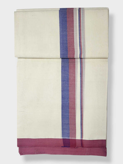 Kerala Balaramapuram Pure Cotton Handloom Mundu/Dhoti
