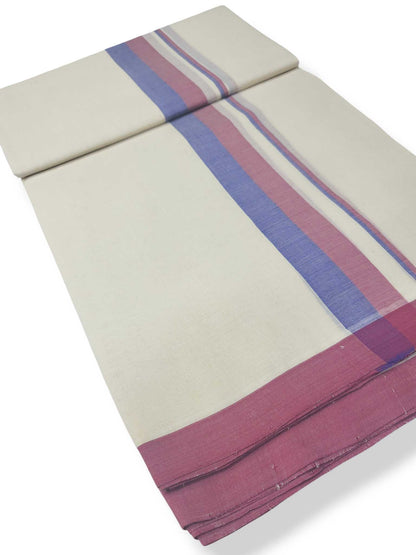 Kerala Balaramapuram Pure Cotton Handloom Mundu/Dhoti
