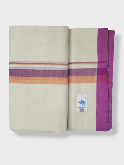 Kerala Balaramapuram Pure Cotton Handloom Mundu/Dhoti